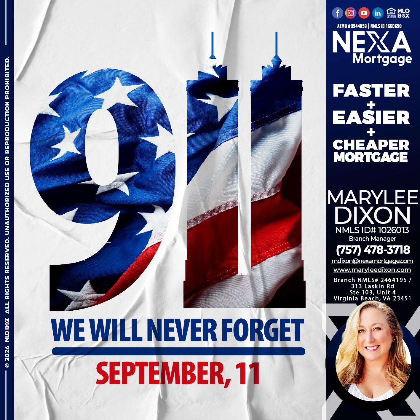 911 - Marylee Dixon -Branch Manager