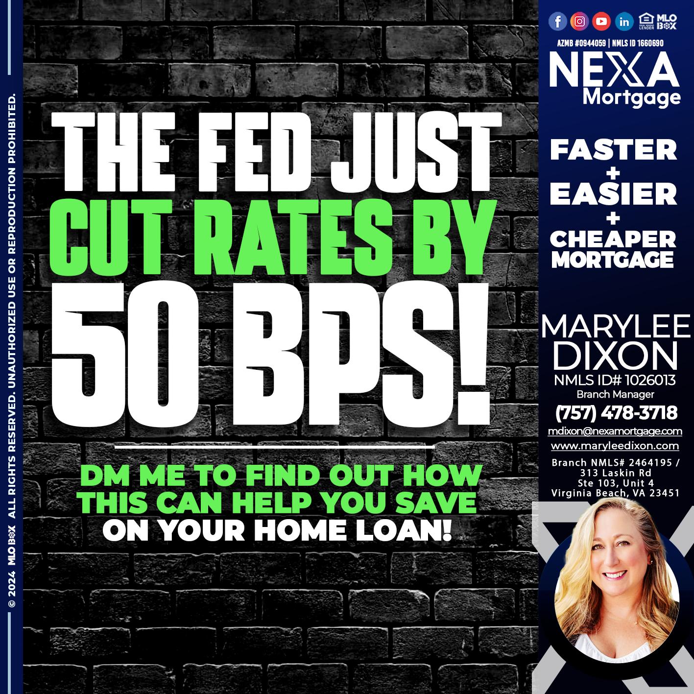 THE FED - Marylee Dixon -Branch Manager