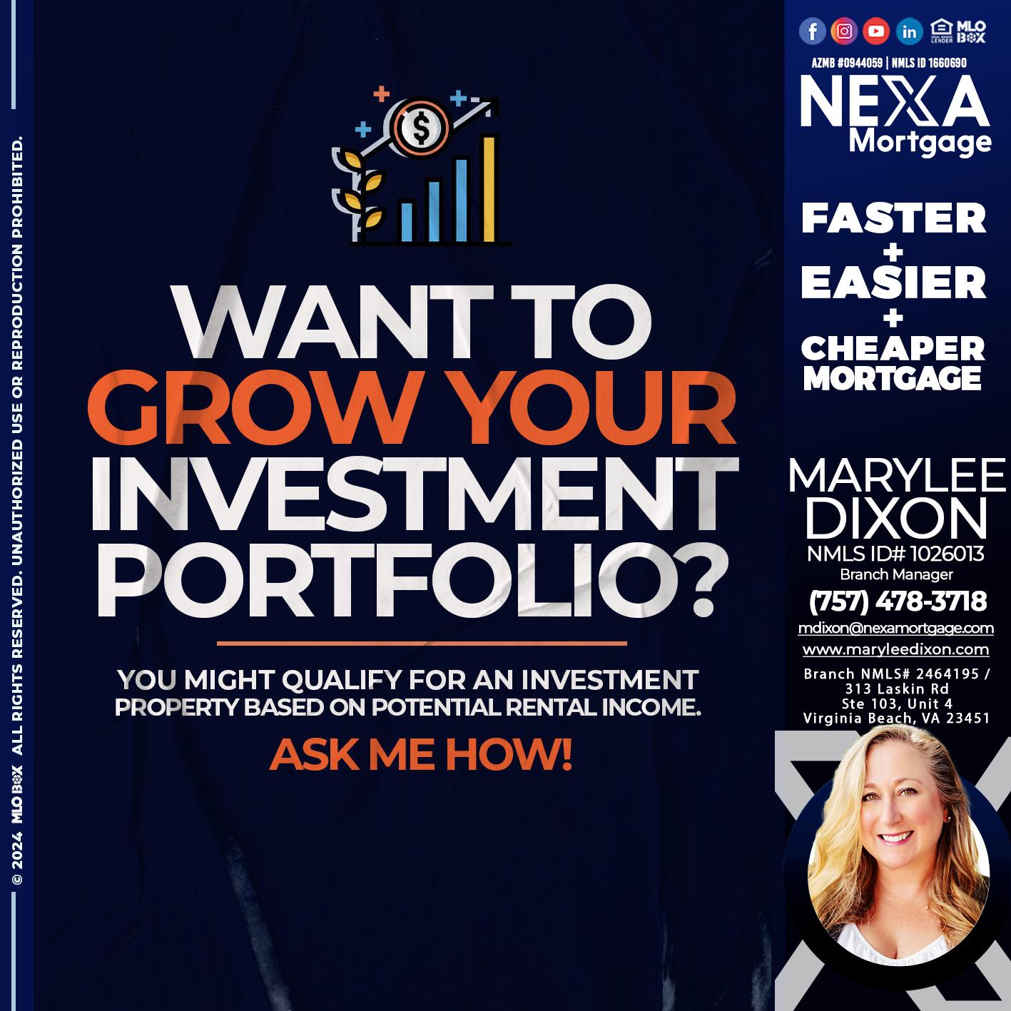 want to grow - Marylee Dixon -Branch Manager