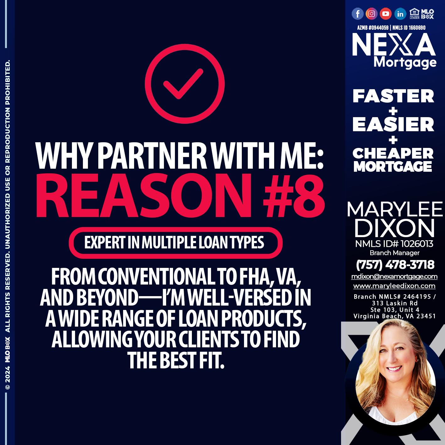 R8 - Marylee Dixon -Branch Manager