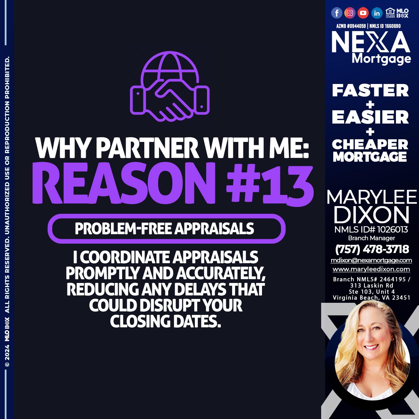R13 - Marylee Dixon -Branch Manager