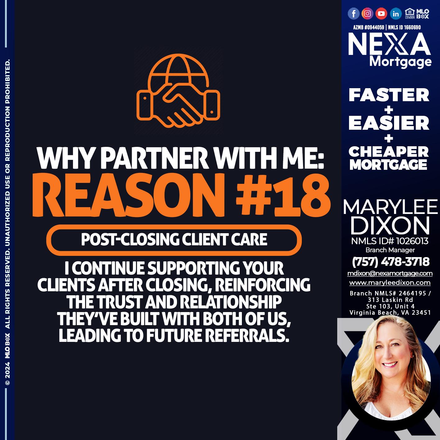 r18 - Marylee Dixon -Branch Manager