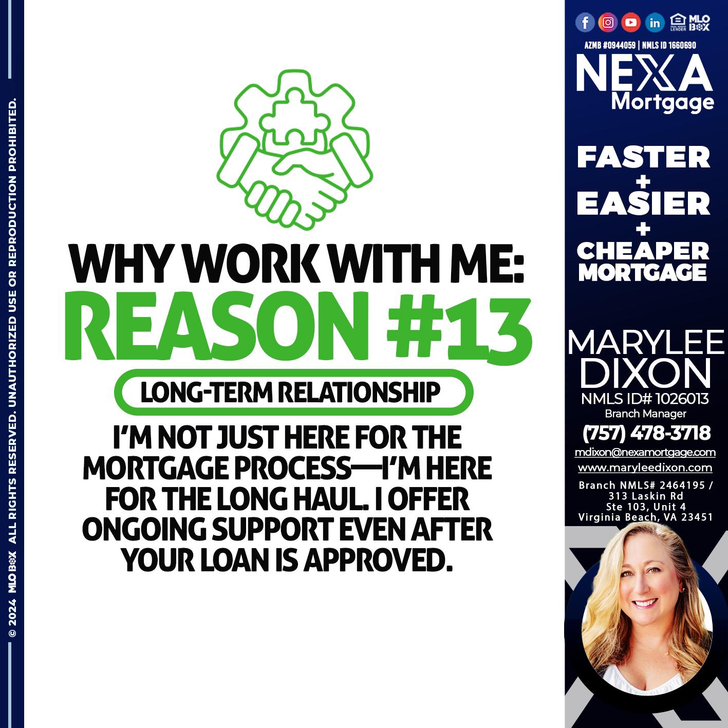 R13 - Marylee Dixon -Branch Manager