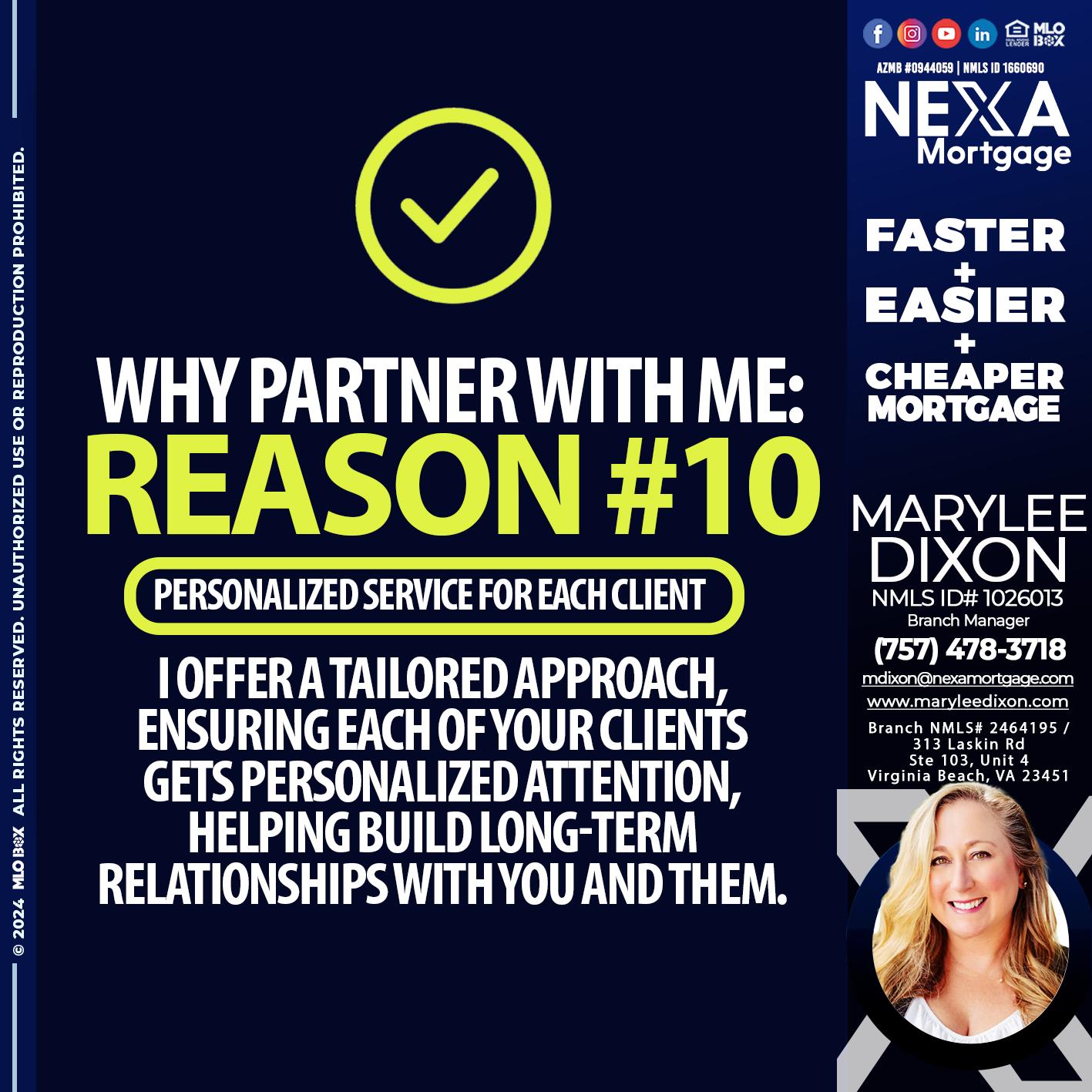 R10 - Marylee Dixon -Branch Manager