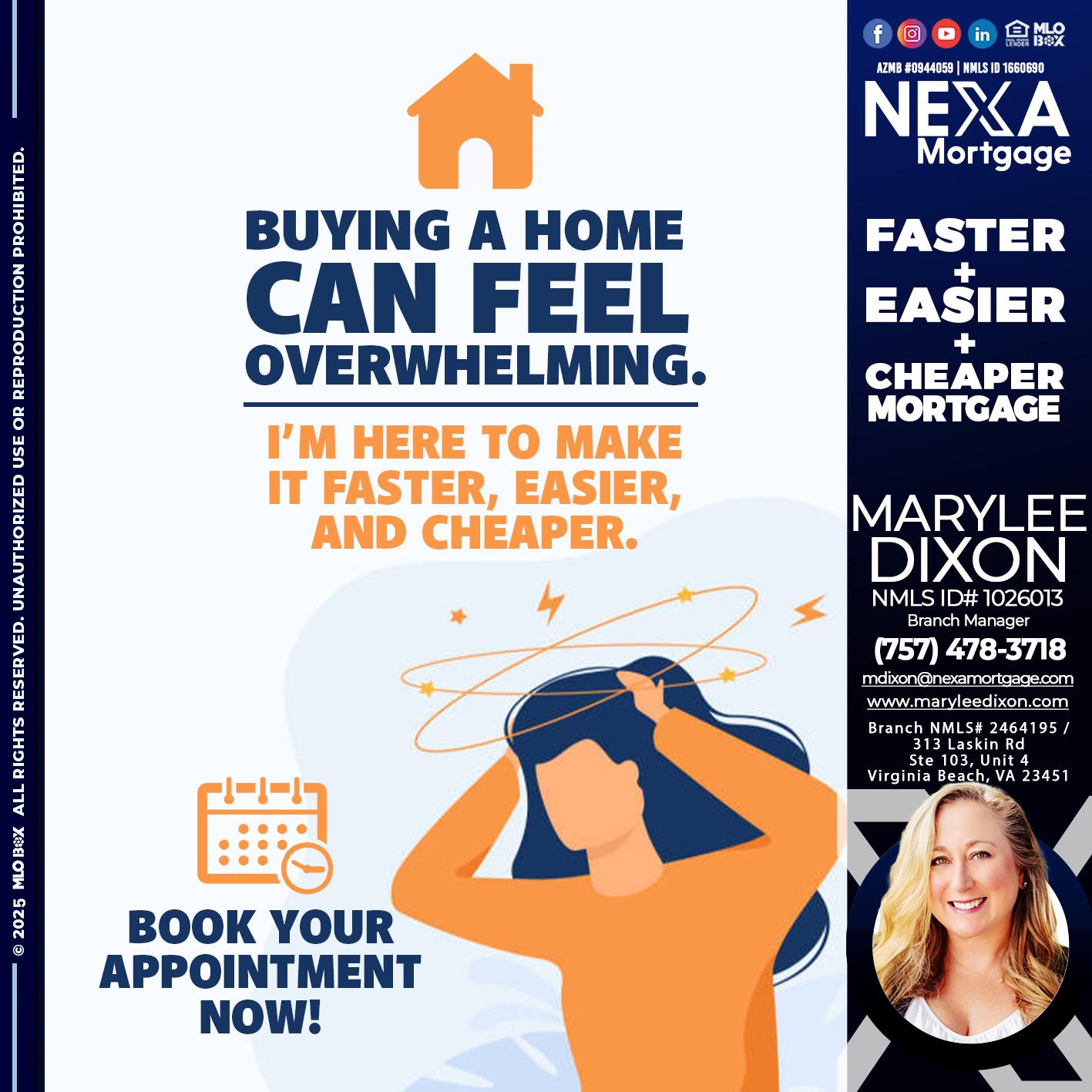 BUYING A HOME - Marylee Dixon -Branch Manager