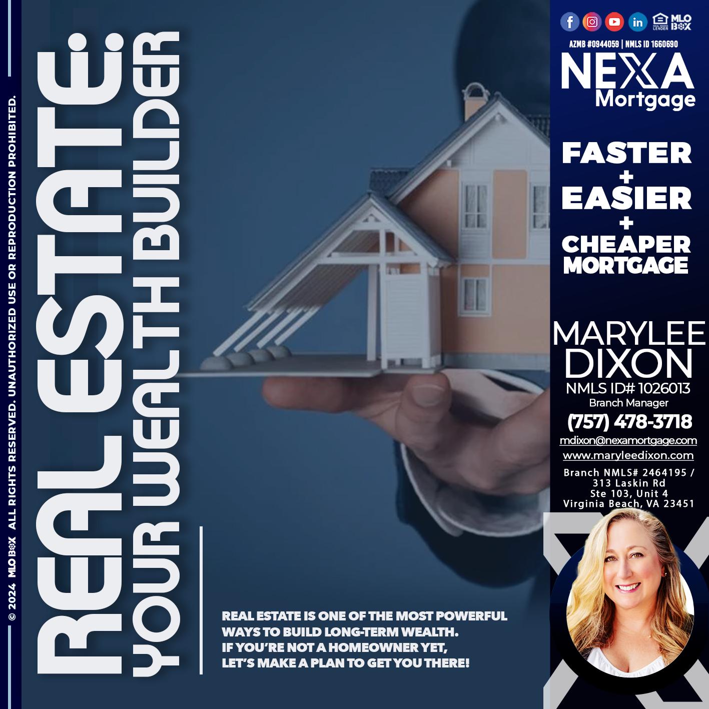 REAL ESTATE FIXED - Marylee Dixon -Branch Manager