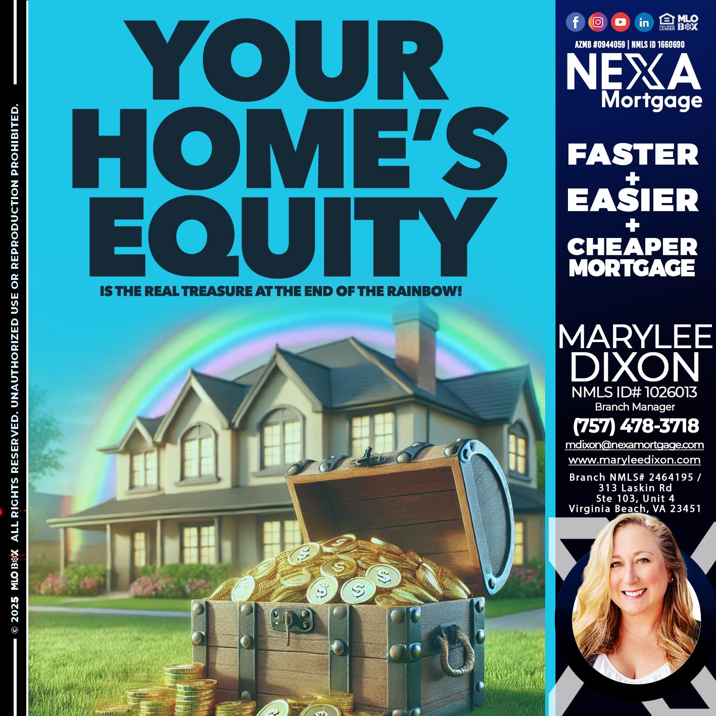 YOUR HOME´S EQUITY - Marylee Dixon -Branch Manager