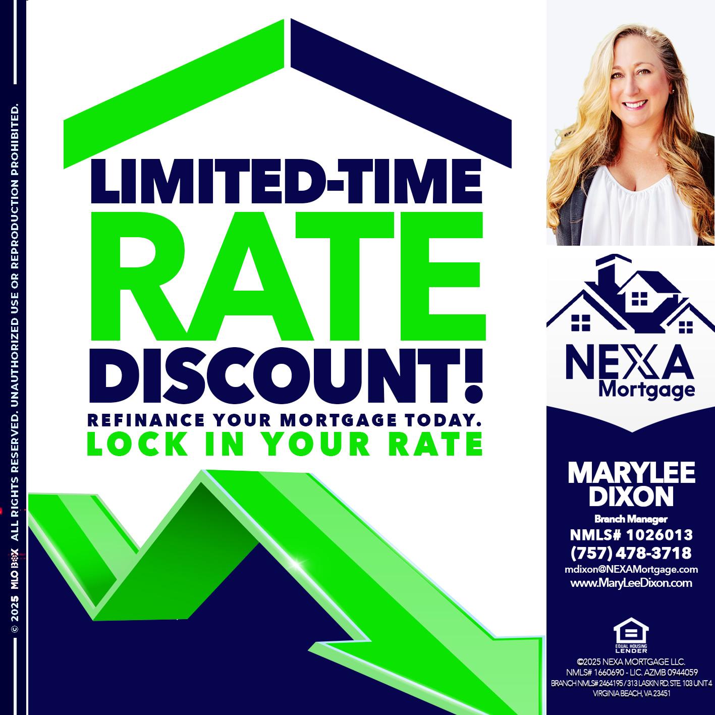 LIMITED TIME - Marylee Dixon -Branch Manager