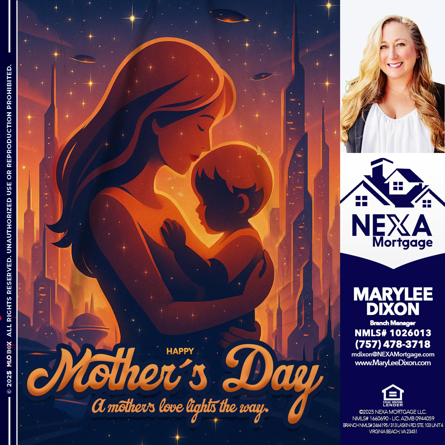 HAPPY MOTHERS DAY - Marylee Dixon -Branch Manager