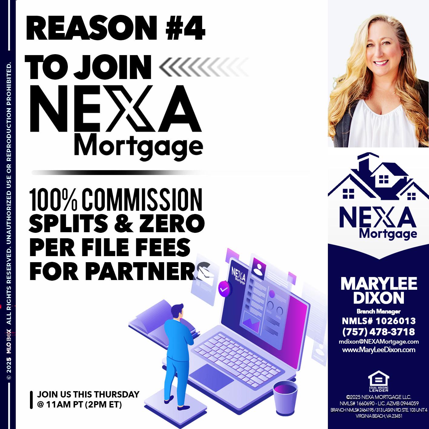 REASON 4 - Marylee Dixon -Branch Manager