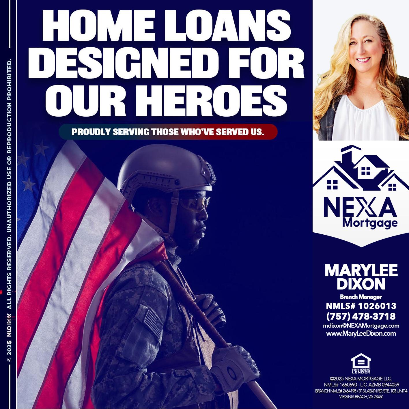 home loans - Marylee Dixon -Branch Manager