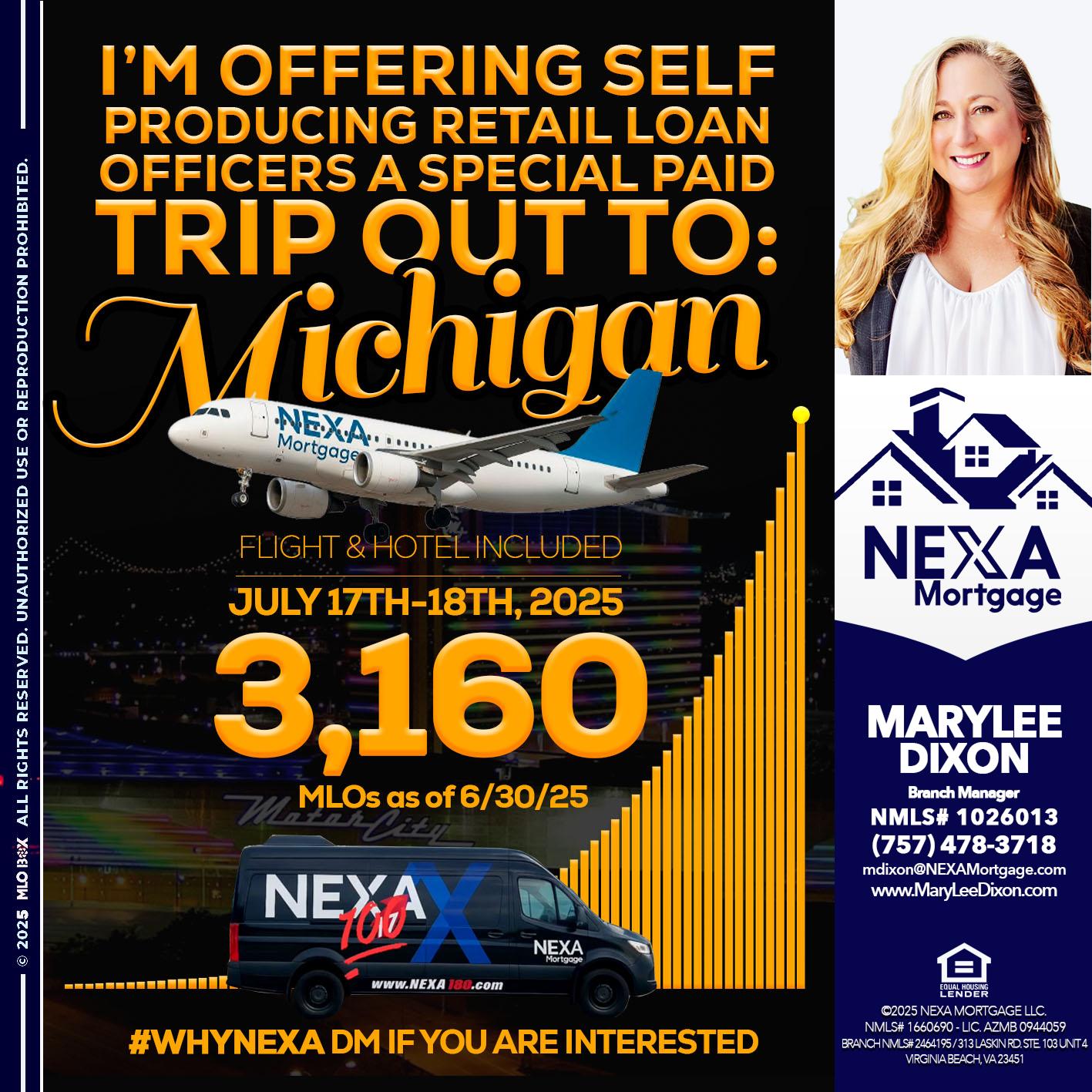 MICHIGAN TRIP - Marylee Dixon -Branch Manager