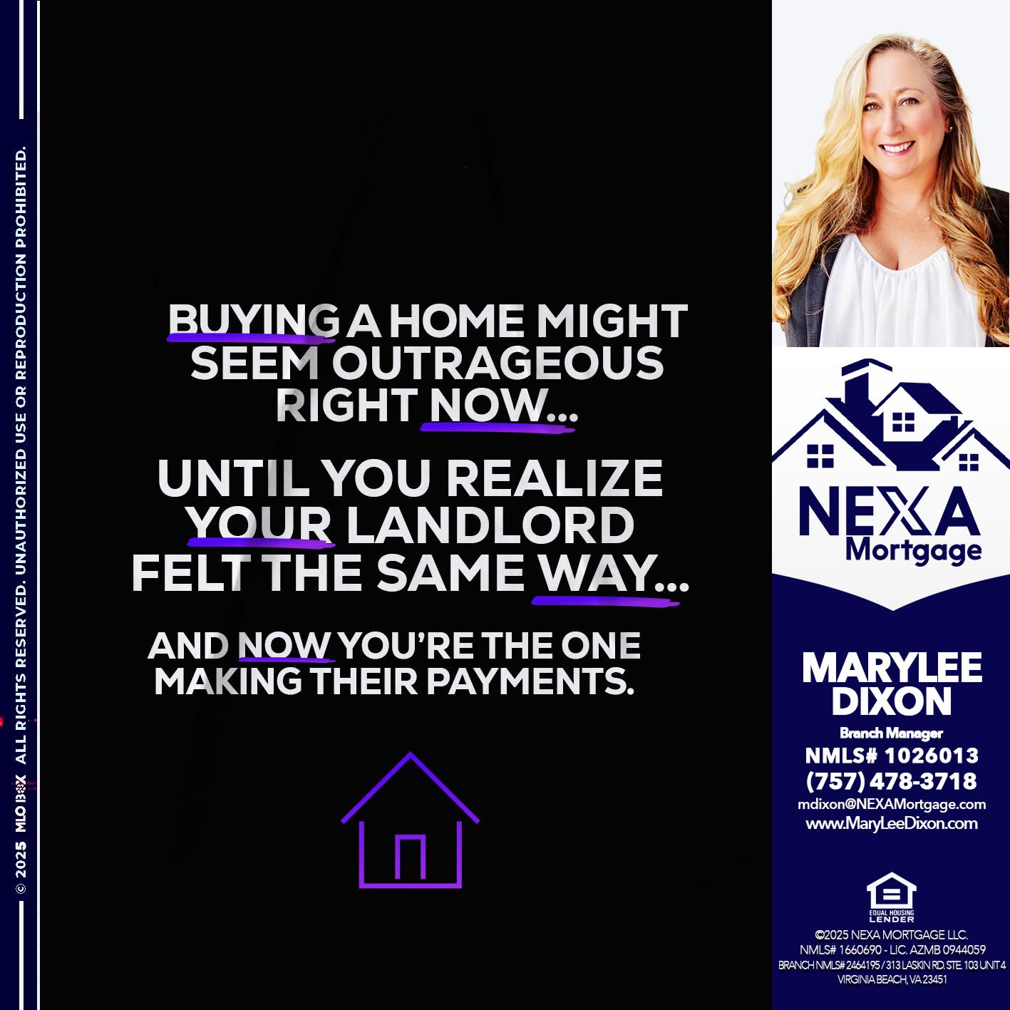 BUYING A HOME - Marylee Dixon -Branch Manager