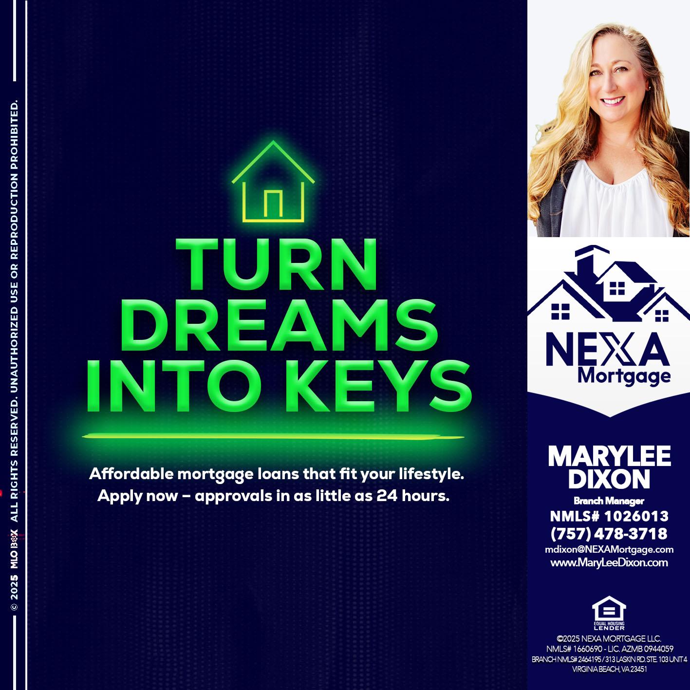 turn dreams - Marylee Dixon -Branch Manager
