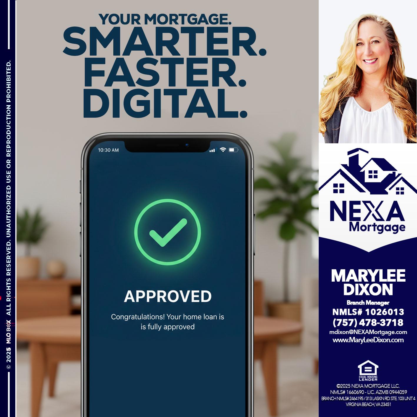 smarter faster digital - Marylee Dixon -Branch Manager