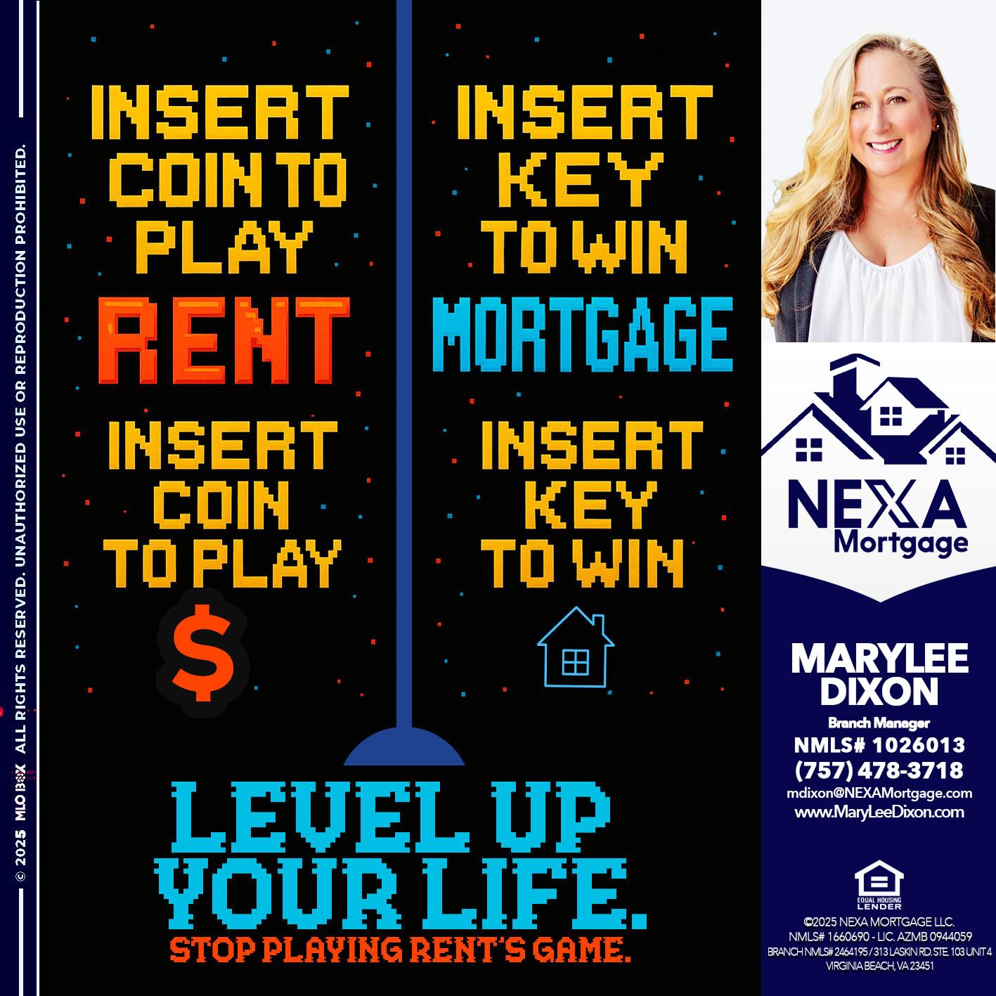 INSERT COIN - Marylee Dixon -Branch Manager