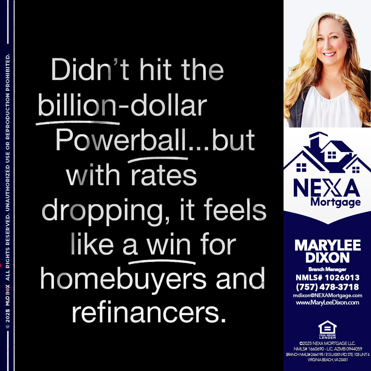 DIDNT HIT - Marylee Dixon -Branch Manager