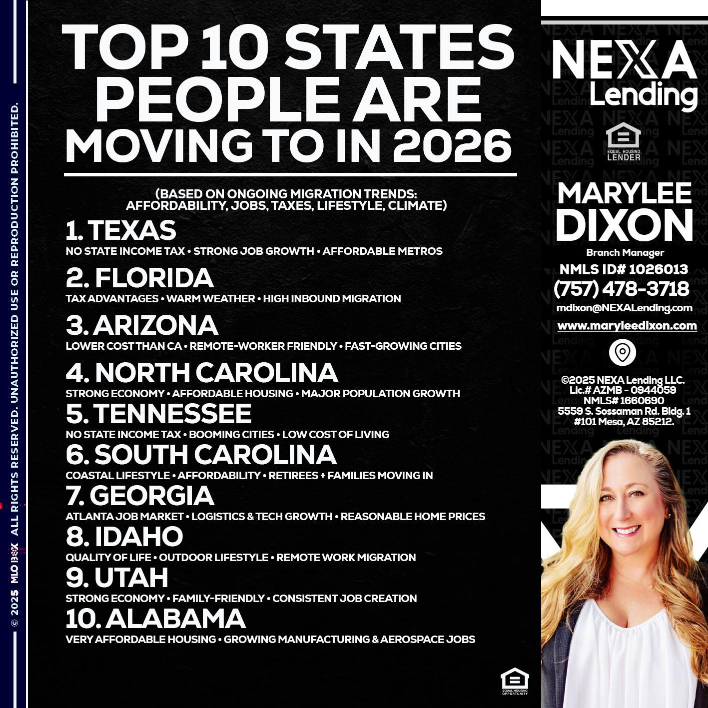 top 10 - Marylee Dixon -Branch Manager