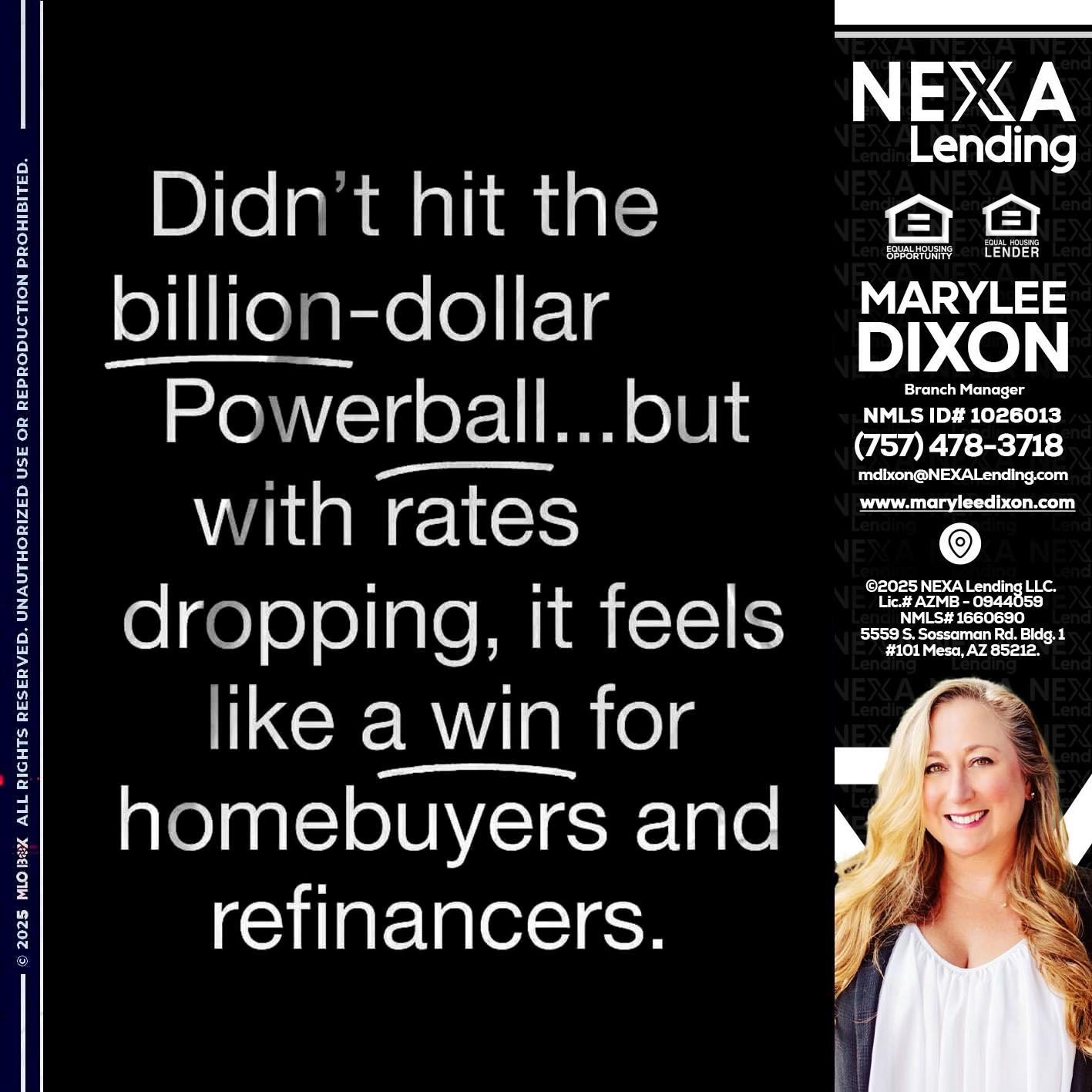 DIDNT HIT - Marylee Dixon -Branch Manager