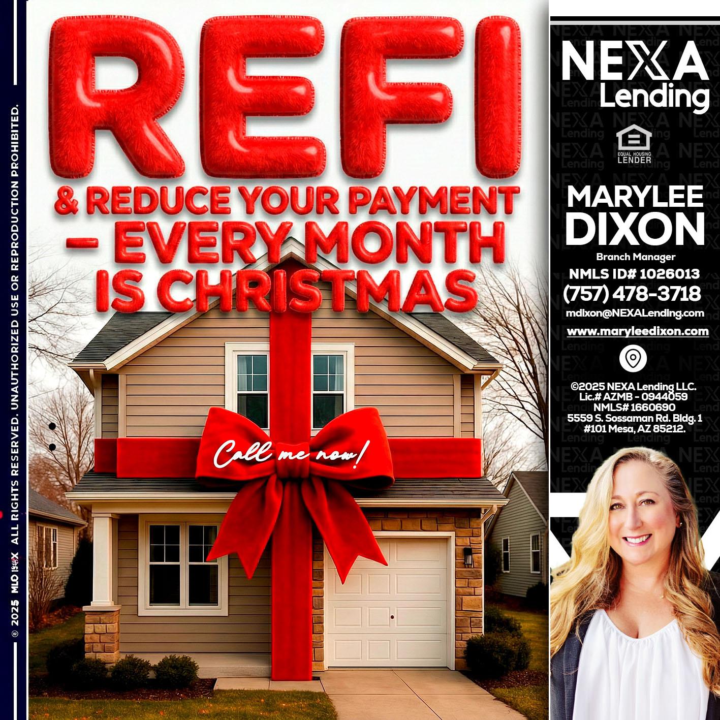 REFI - Marylee Dixon -Branch Manager