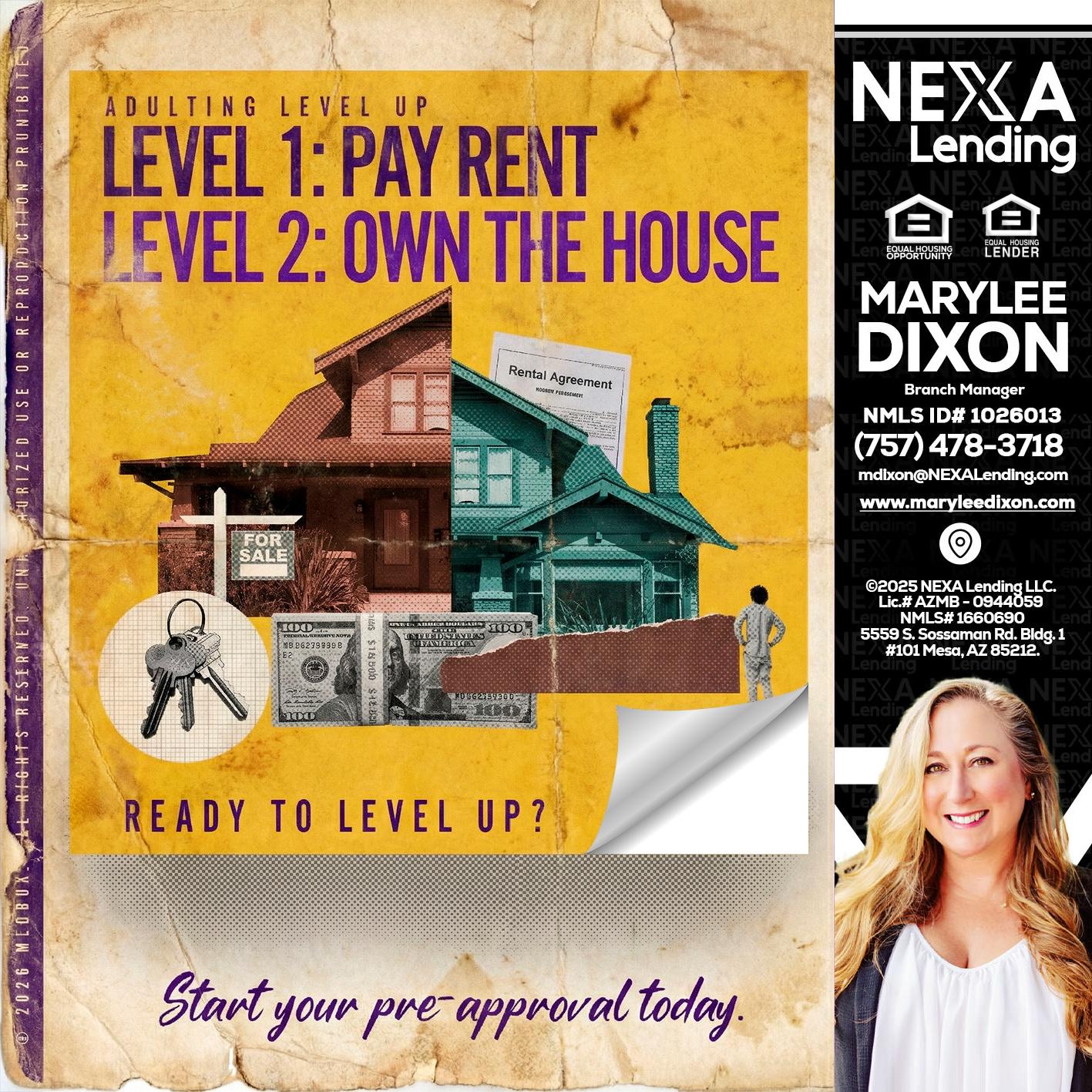 LEVEL 1 - Marylee Dixon -Branch Manager