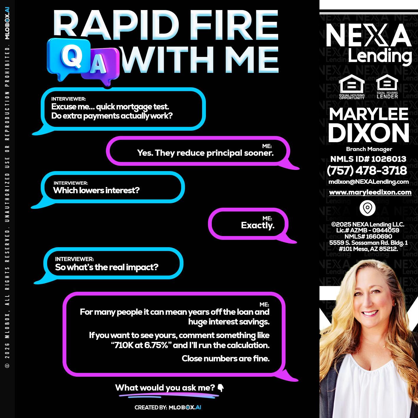 RAPID QA - Marylee Dixon -Branch Manager