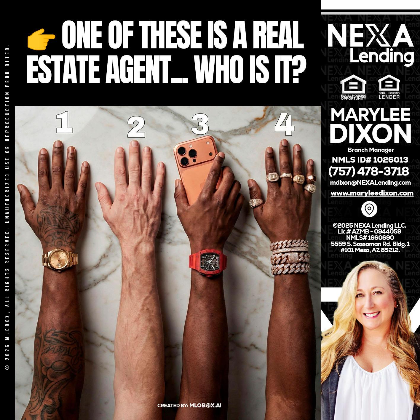 ONE OF THESE - Marylee Dixon -Branch Manager