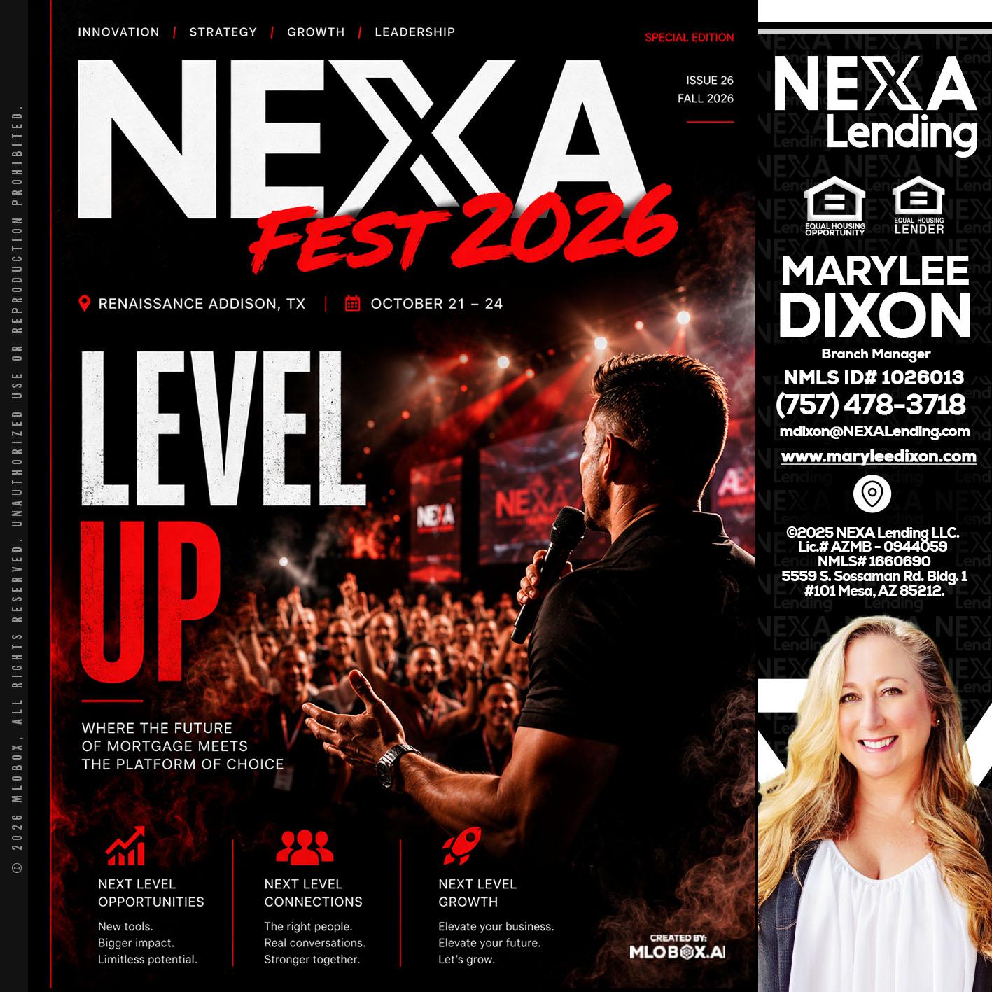 NEXA FEST 2026 - Marylee Dixon -Branch Manager