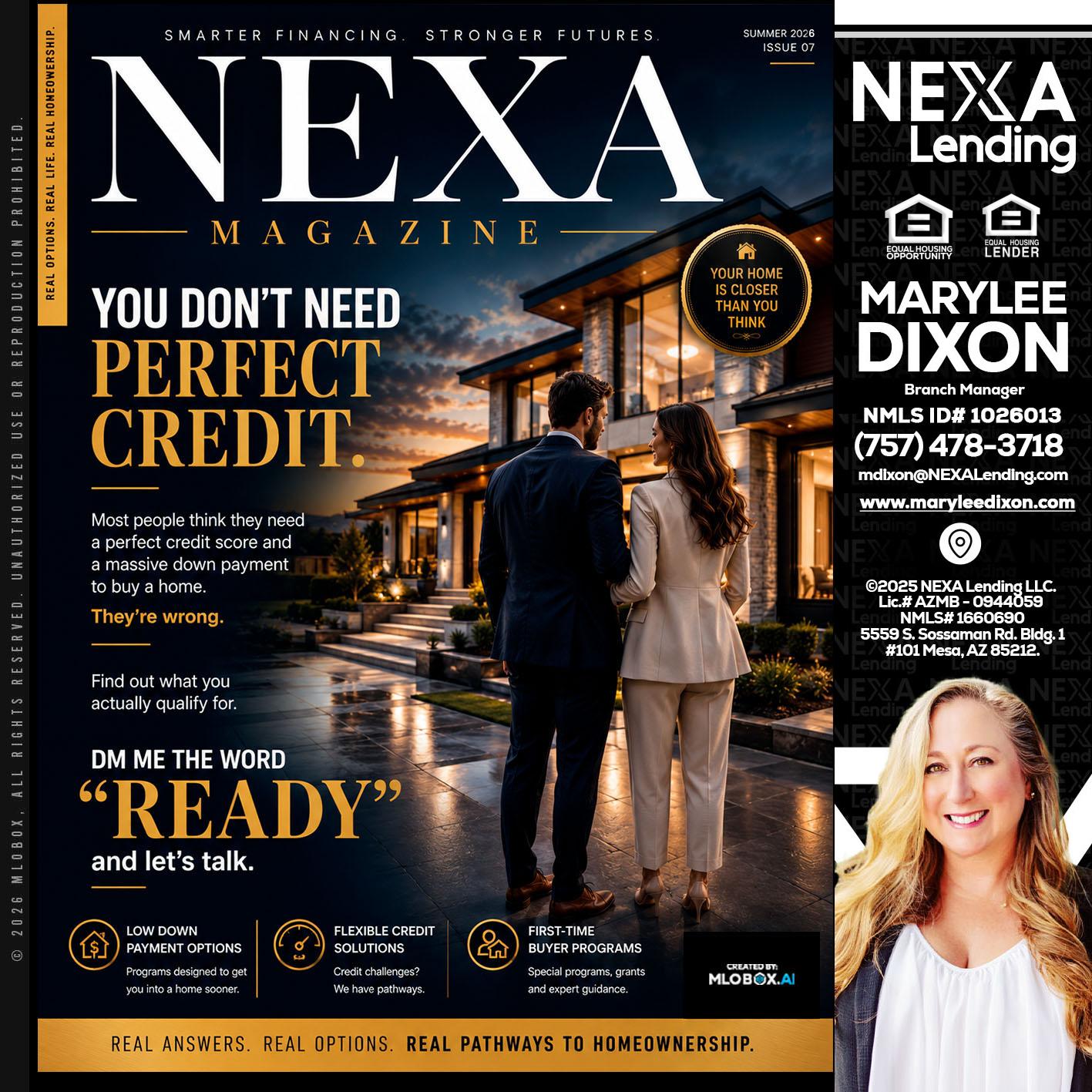 NEXA MAGAZINE - Marylee Dixon -Branch Manager