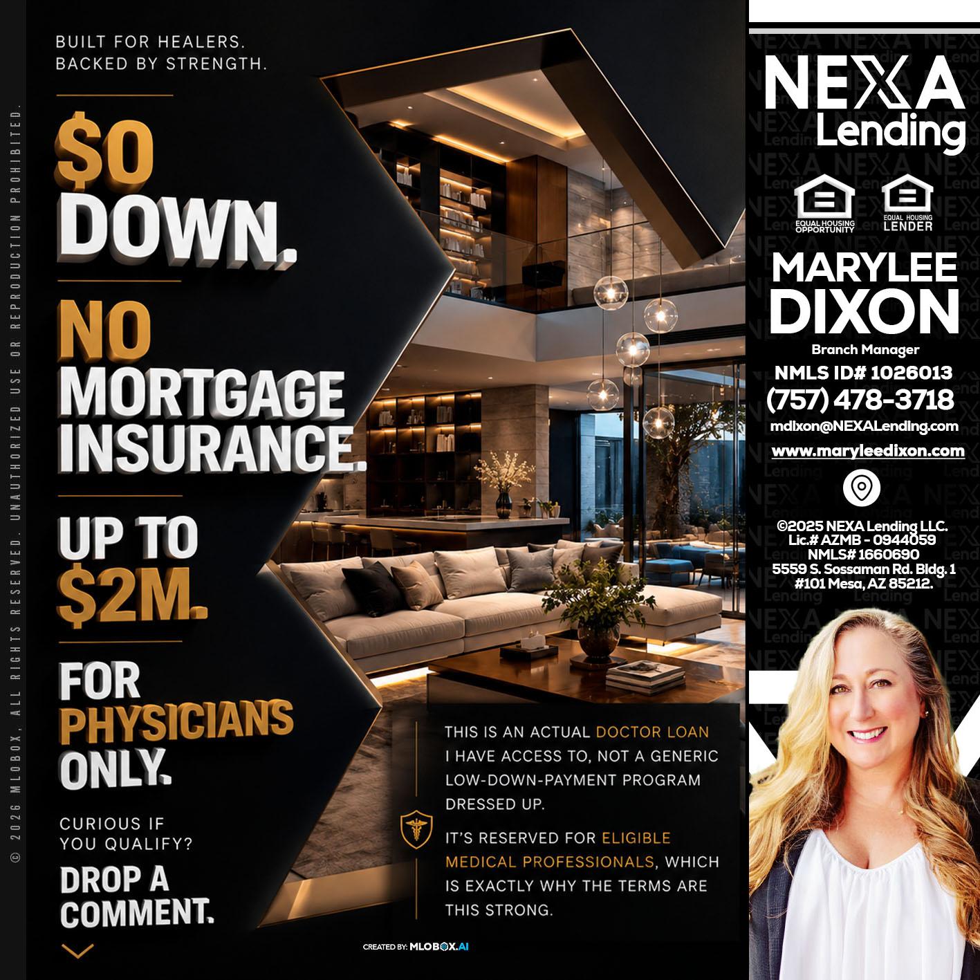 $0 DOWN - Marylee Dixon -Branch Manager