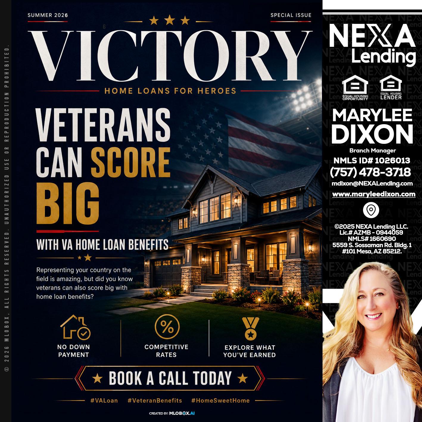 VICTORY - Marylee Dixon -Branch Manager