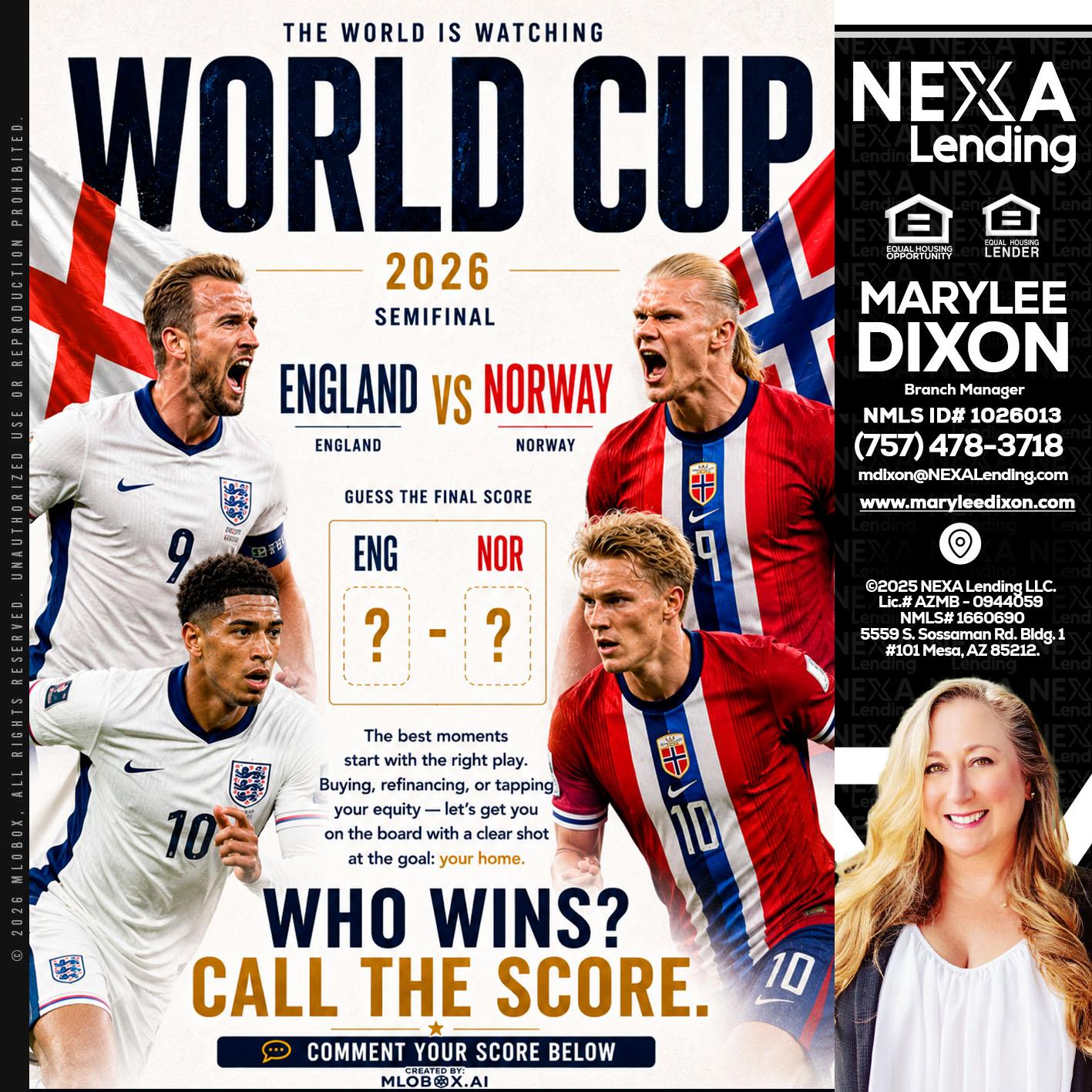 WORLD CUP 2026 - Marylee Dixon -Branch Manager