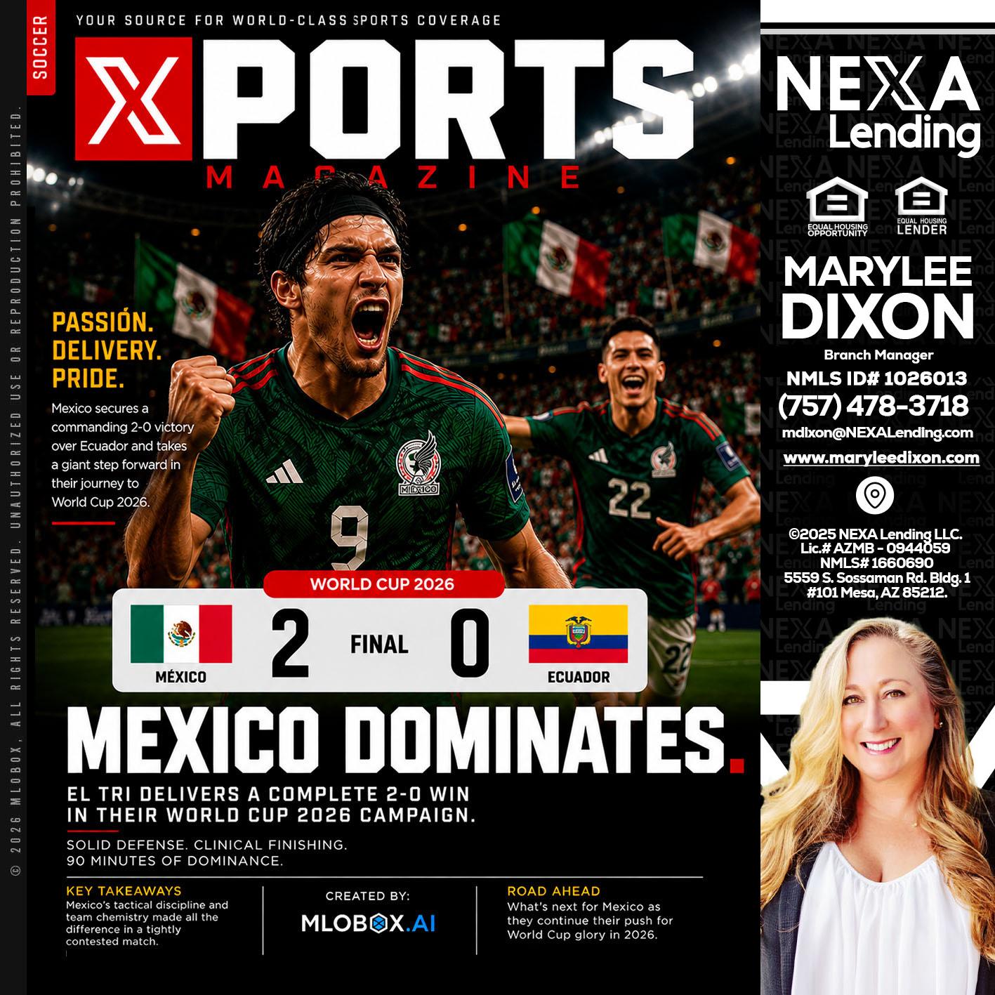 XPORTS MEX 2-0 ECUADOR - Marylee Dixon -Branch Manager